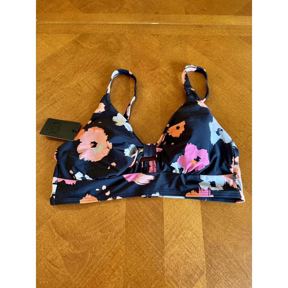 Floral Print Triangle Bikini Top - New with Tags 14/16 8-136